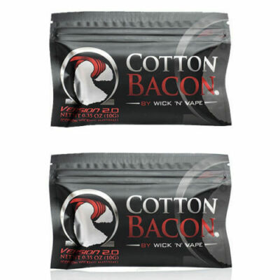 vape cotton uk 2 pack Cotton Bacon V2 By Wick 'N' Vape! Organic Cotton UK STOCK! First  Class