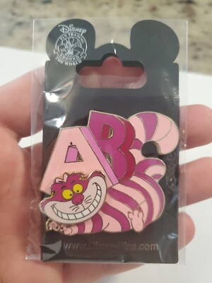 Alice in Wonderland Cheshire Cat  LE 300 Disney LE 300 Alphabet ABC 3D Pin