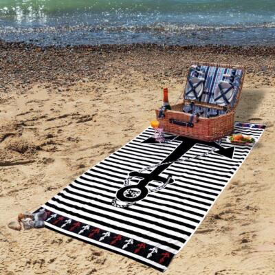 10 Pack Oversized Microfiber Beach Towels - 59x28 Inch, Quick Dry, Sand Proof, Super Absorbent For Pool, Gym, Yoga & Camping