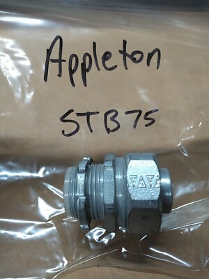Appleton STB75 3/4'' Straight LiquidTight Insulated Connector for FMC Open-Box