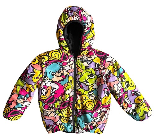 HYSTERIC GLAMOUR Size 140cm ( 8-10) REVERSIBLE PUFFER JACKET + All-Over Print - Picture 2 of 14