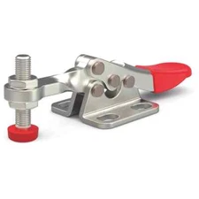 DESTACO 205-S Horizontal Toggle Clamp 60 lb Hold, Solid Arm, Flanged Base