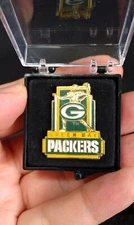 1996 Green Bay Packers Football Pin by Peter David Inc in Acrylic Display Case