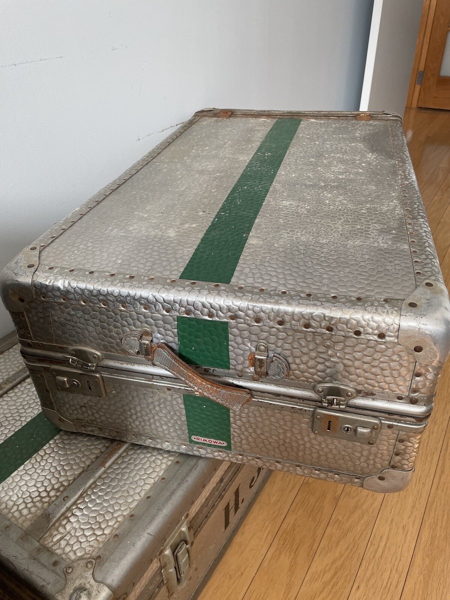 RIMOWA - RIMOWA 1950y ヴィンテージ トランクBahnkoffer グリーン RIMOWA - RIMOWA 1950y ヴィンテージ トランクBahnkoffer