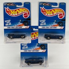 1998 Vintage Hot Wheels 638 First Editions 6/48 JAGUAR D-TYPE Diff. Wheels LOT