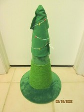 Cat Scratching Post Christmas Tree 22" Tall 12.5" At Base New No Tag Or Box
