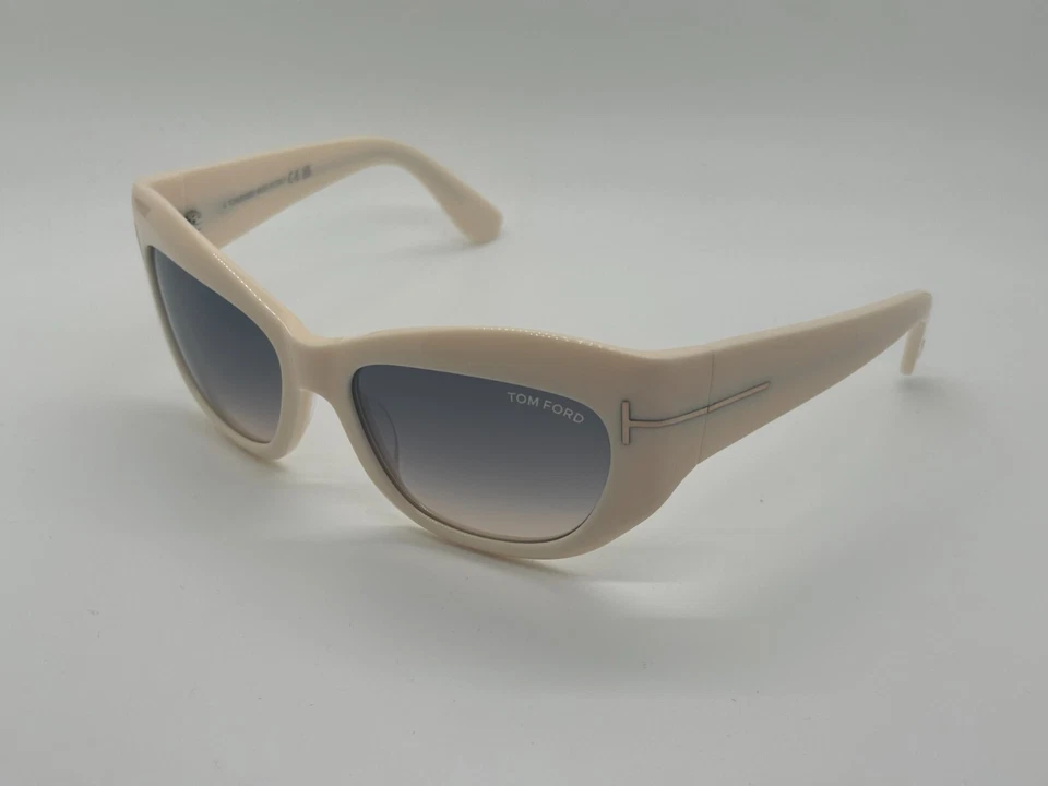 Gafas de sol Tom Ford Brianna ft 1065 25B blancas 55-17-125 mm SIN ESTUCHE Foto 3 de 4