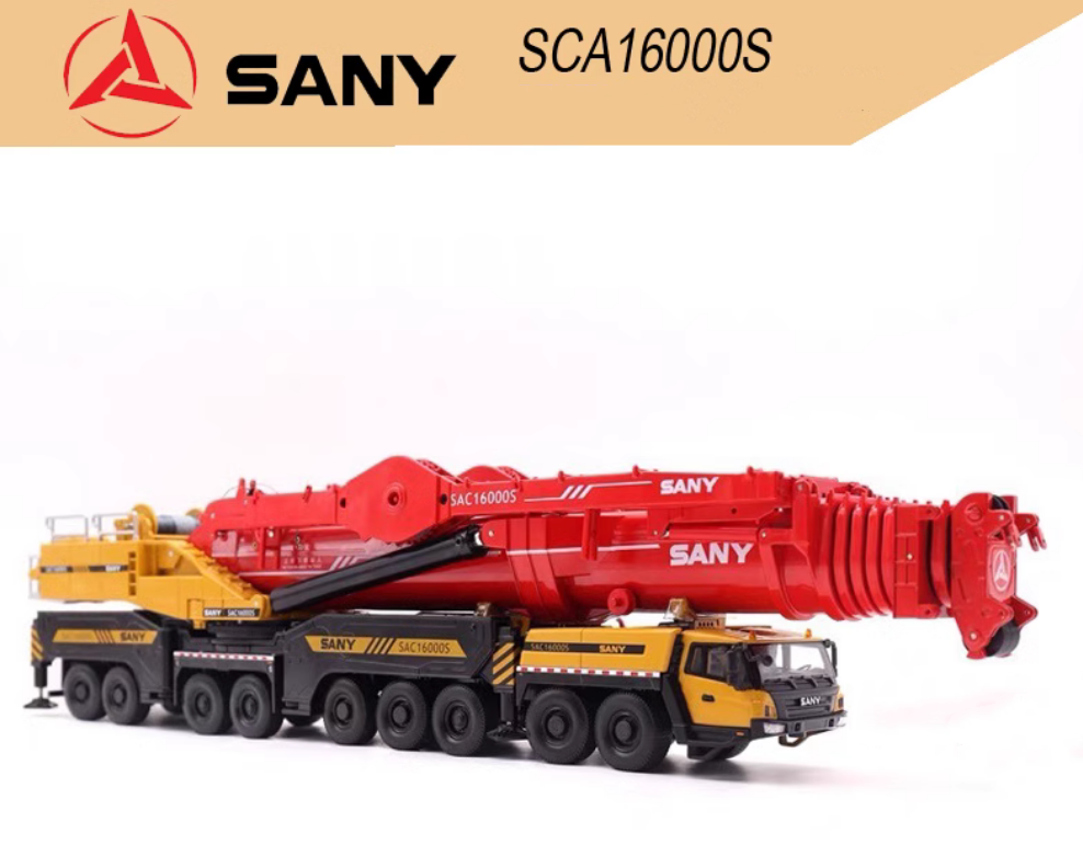 ミニカー SANY 三一重工 1/50 スケール SAC16000S 1:50 SANY SAC16000S ALL TERRAIN CRANE Construction Equipment