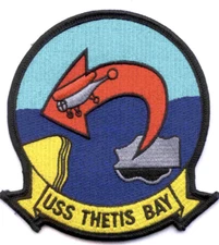 5" NAVY USS THETIS BAY LPH-6 EMBROIDERED PATCH