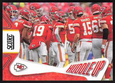 2023 Score Huddle Up Red Kansas City Chiefs #1 Kansas City Chiefs