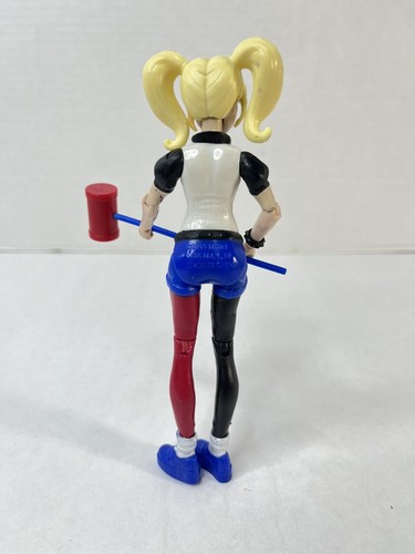 DC Super Hero Girls Harley Quinn Action Figure With Mallet 2015 Mattel - Picture 2 of 4