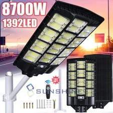 9999999900LM Solar Street Light Commercial Outdoor Dusk Dawn Solar Lighting Bulb