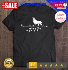 2026/Labrador Retriever Dog Heartbeat Gift Dogs Breed Casual T-shirt.