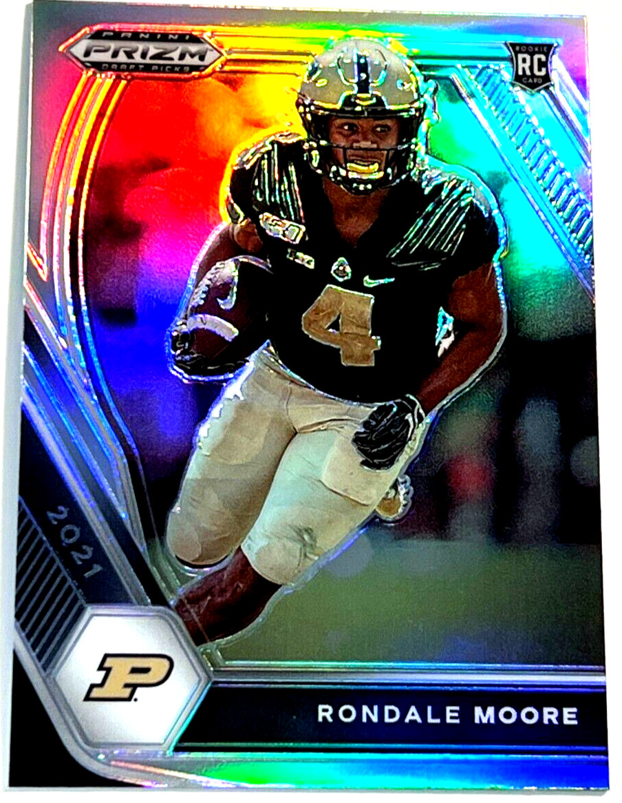 2021 Panini Prizm Draft Picks Football #129 Rondale Moore RC Rookie Silver Prizm