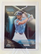 2026 Topps Chrome Black Baseball JAC CAGLIANONE Blue Refractor /150 RC
