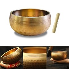 Restore Harmony and Energy with Handcrafted Singing Bowl 8cm Brass Chime