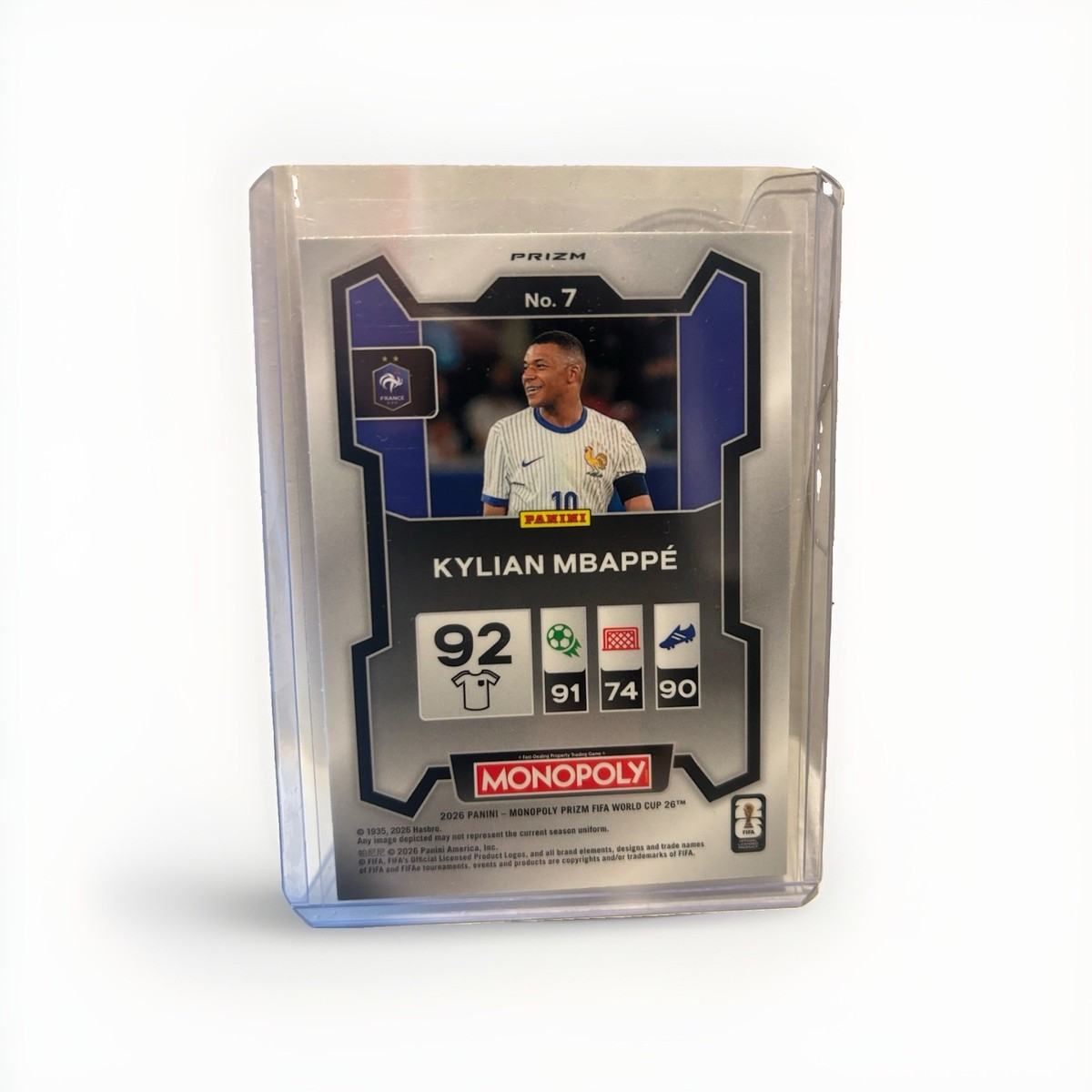 2026 Panini Prizm Monopoly Fifa World Cup - Kylian Mbappe #7 Red