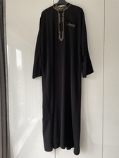 Mens  Designer Jubba Jilbab moroccan Muslim Thobe  Arab size Large