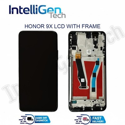Für Huawei Honor 9X STK-LX1 Touchscreen Digitizer LCD Baugruppe mit Rahmen