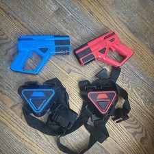 Sharper Image Team Battle Laser Tag Set Safe for Kids and Adults WORKS