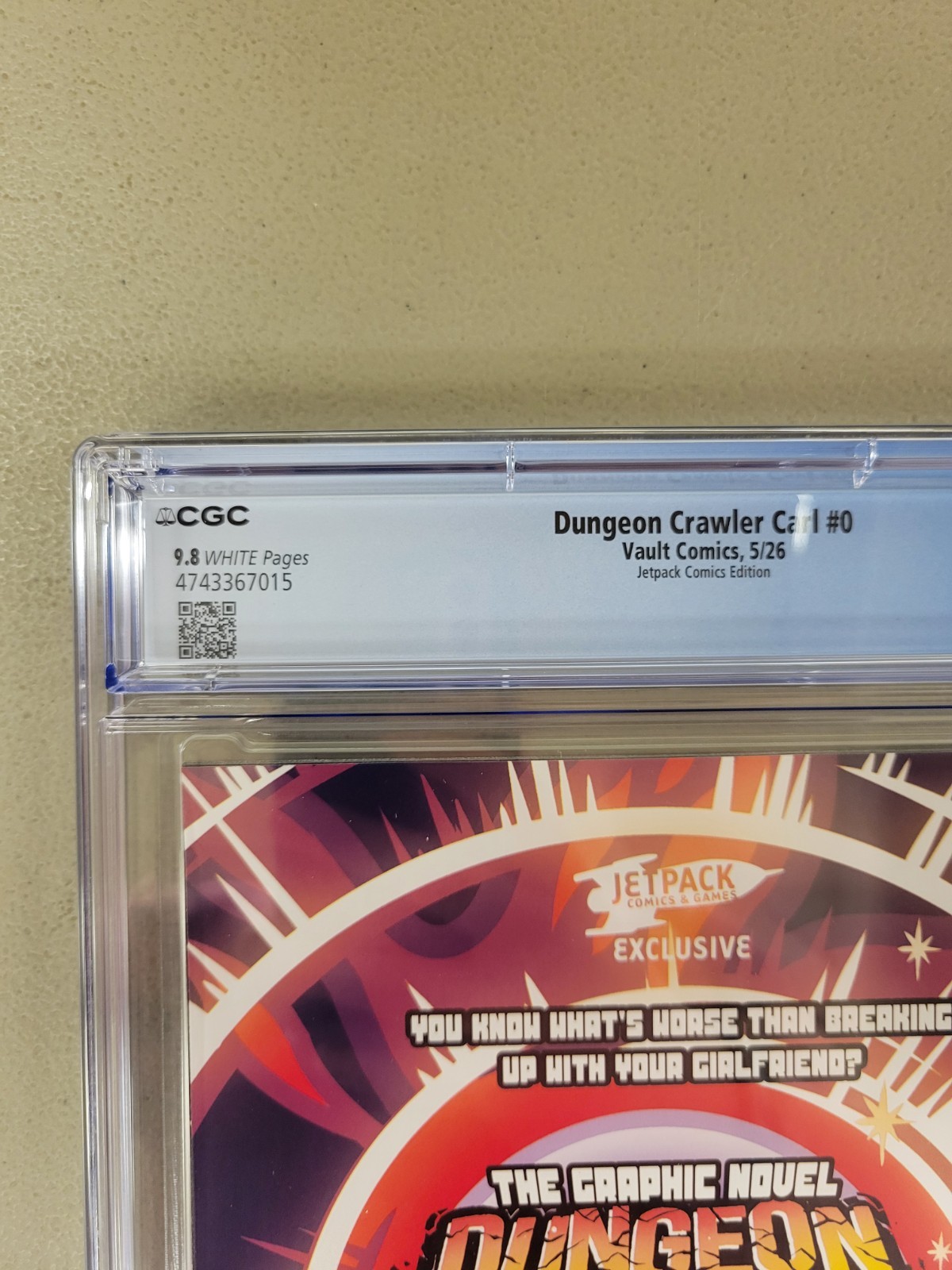 Dungeon Crawler Carl #0 Jetpack Variant CGC 9.8 | eBay