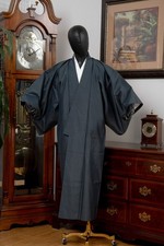 DEAR VANILLA JAPANESE KIMONO MEN'S ROBE GOWN AUTHENTIC JAPAN VINTAGE SAMURAI