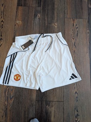 Manchester United MUFC Adidas 25/26 Home Soccer Football Shorts NWT XL
