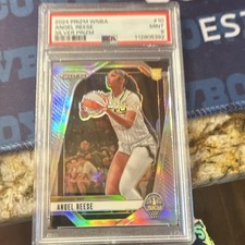 Panini 2024 Prizm WNBA Angel Reese RC Silver Prizm #10 PSA 9 Chicago Sky