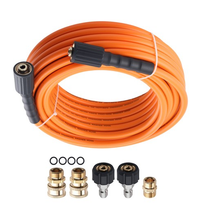#ad 50FT Power Washer Hose for Ryobi Powerstroke Craftsman 5800PSI M22 Connector $55.80