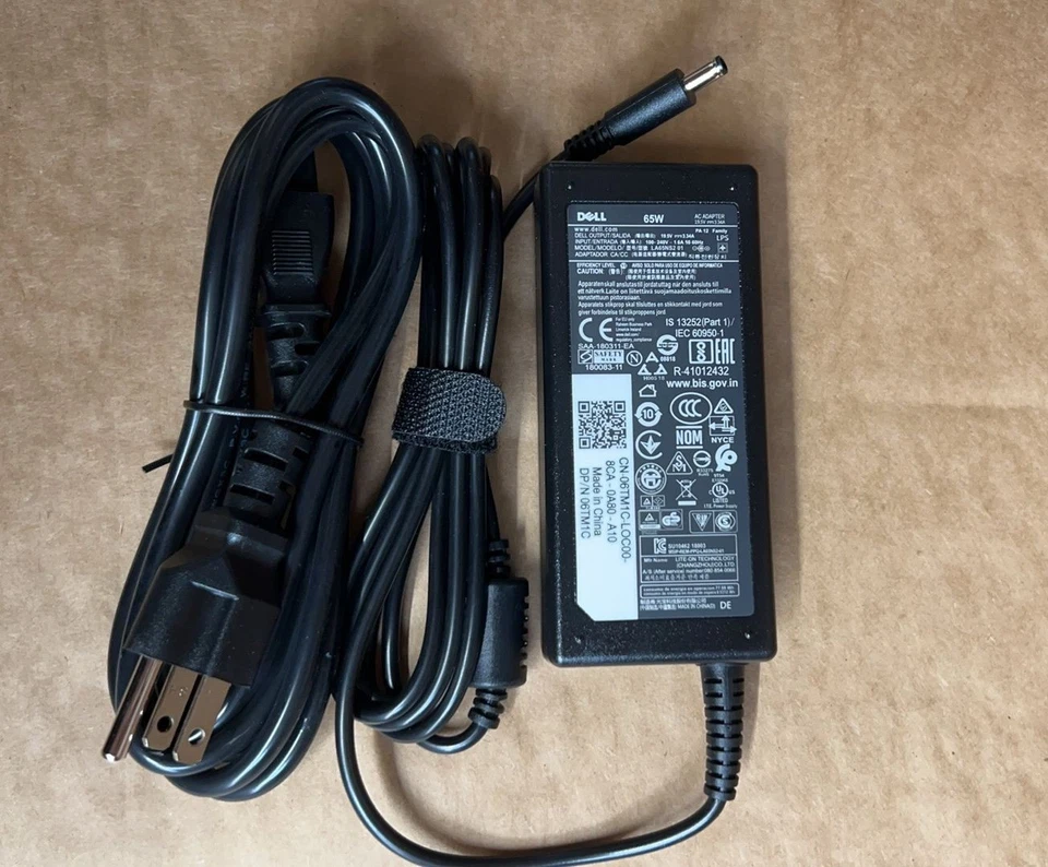 Genuine 65W Charger AC Adapter For Dell Inspiron 14 15 5000 7000 0G6J41 0MGJN9 - Image 4 of 4