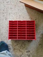 Cassette plastic rack holds 24 cassettes