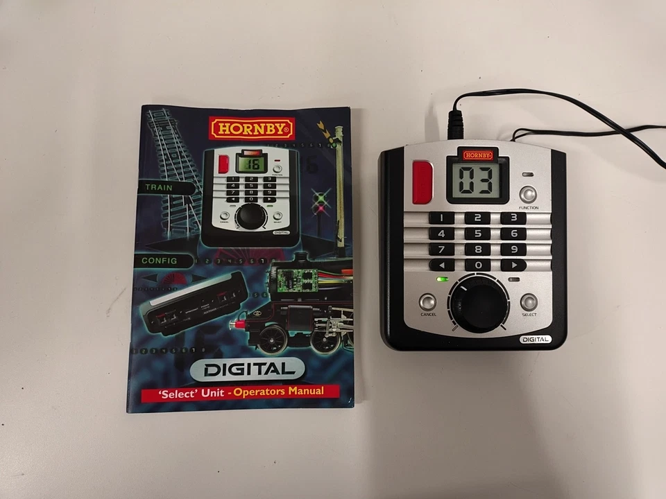 HORNBY DCC R8213 SELECT DIGITAL CONTROLLER MIT ANLEITUNG FUNKTIONIERT
