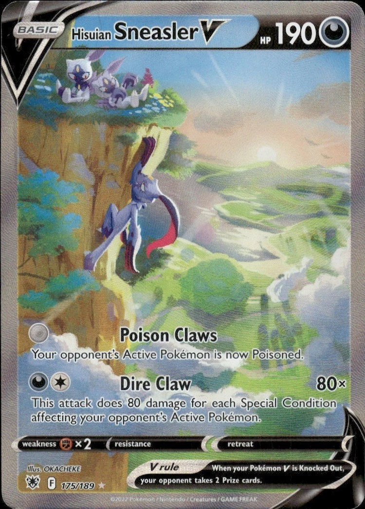 Hisuian Sneasler V Pokémon TCG Cards for sale | eBay