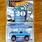 Hot Wheels RLC 20th Collectors Nationals '70 Dodge Power Wagon 3155/6000 Blue