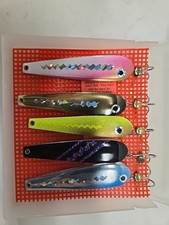 Trolling Spoons 3 7/8" W/split Rings And Hooks