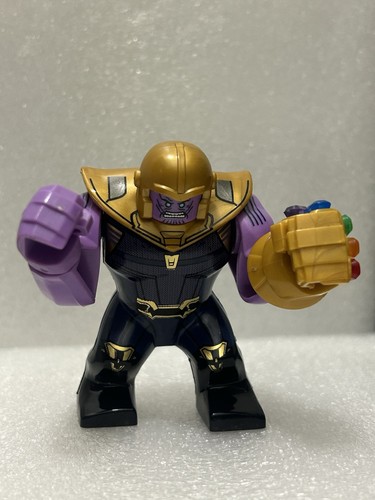 LEGO Marvel Thanos Bigfig Minifigure W/ Complete Infinity Gauntlet | eBay