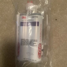 3M 08116 Panel Bonding Adhesive, 200 mL Dual Cartridge Epoxy, New Stock!