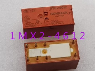 5pcs used  SCHRACK RTE24012 12VDC 8A/250VAC eight-pin *tn