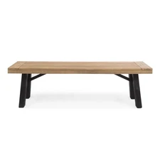 Acacia Wood Bench-Sturdy-Resistant Outdoor Furniture For Hallway Front Door