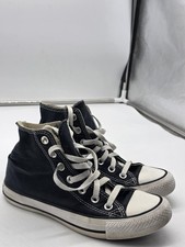 Converse Chuck Taylor All Star Shoes Mens Size 4 Black Canvas High Top M9160