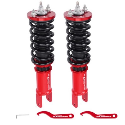 Rear Pair Adjustable Coilovers Shocks Springs Kit For Honda Civic