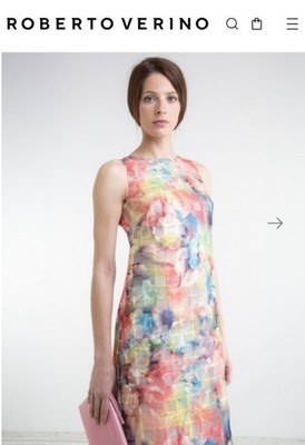 Dress fantastic print Roberto Verino Size 8(S) Multicolour