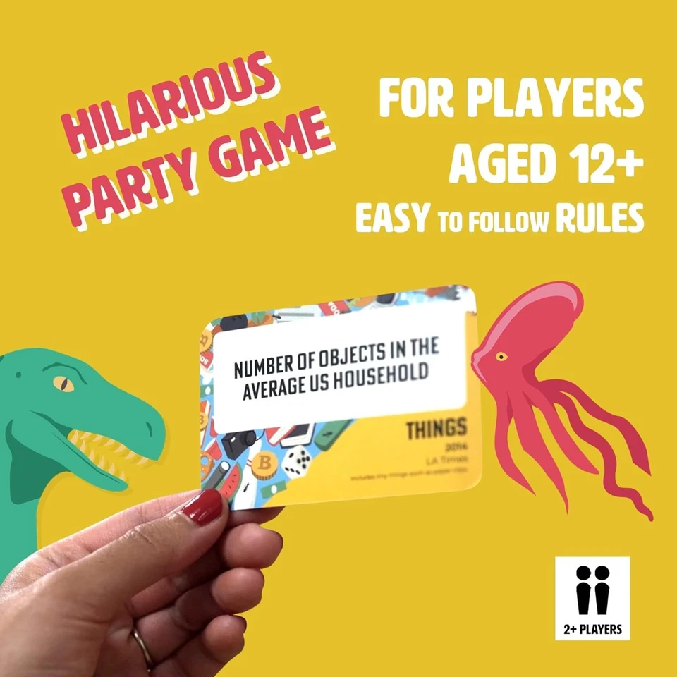 Bajillions Trivia 派对游戏 – 成人和青少年的搞笑数字猜测游戏 — 第 2/4 张图片