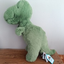 Jellycat Medium Fossily Dinosaur T-Rex Tyrannosaurus Rex - New with Tags 