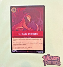 Lorcana Teeth and Ambitions 130/204 Rise of the Floodborn NM FOIL