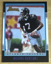 Michael Vick 2001 Bowman Rookie Card #200  (6877)