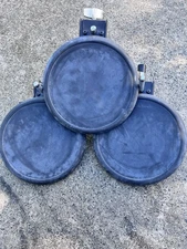 3-Roland PD-8A Rubber 8” Trigger Pad PD8A  With Arms 3-Pack Black