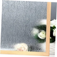  Rain Glass Window Film Privacy Static Window Clings 29.5 x 157.4 inches
