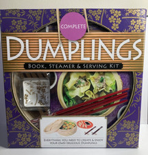 Neu im Karton Knödel Buch, Dampfgarer & Servierset mit Rezeptbuch