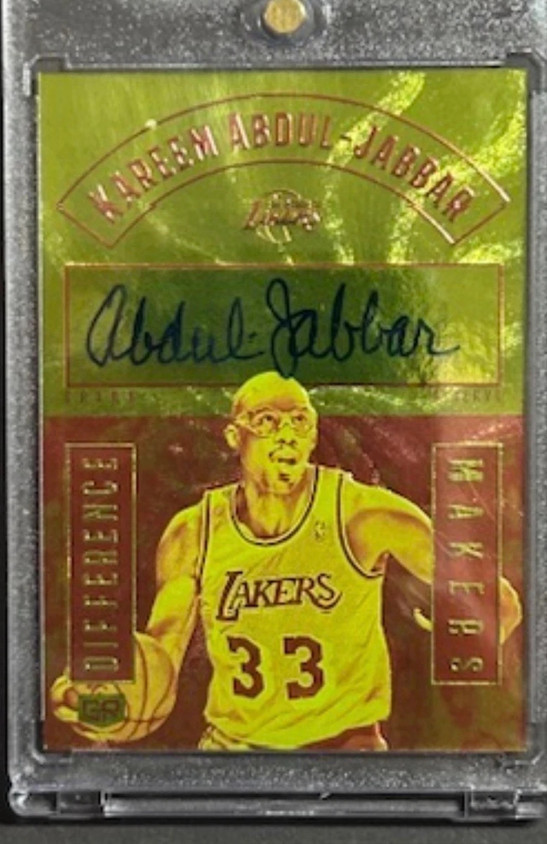 Panini Kareem Abdul-Jabbar Basketball Autographed Sports Trading
